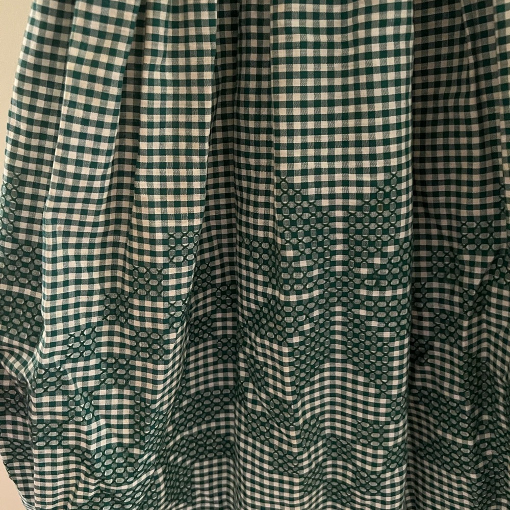 Green Checkered Women's Dress - Picture 6 of 8